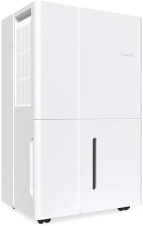 Cobectal 35 Pint Dehumidifier for Large Room Bedroom Bathroom,Smart Humidity Control & Display,24H Timer, 4 Modes