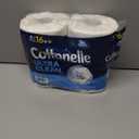 Cottonelle Ultra Clean Toilet Paper, 4 Mega Rolls = 16 Regular Rolls, Packaging May Vary