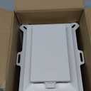 Recessed Outlet Box, DBVS1W-1 Low Profile Electrical Outlet Boxes, Wall Plate Kit for New Vinyl Siding, Enclosed Weatherproof Pack with Duplex & Decorator Style Covers,1-Gang, Vertical, White