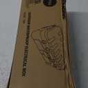 Flemoon Medium Outdoor Electrical Box (11.5x5.2x4 inch), IP54 Waterproof Extension Cord Cover w/6 Cable Entry Ports, Weatherproof Connection Box for Power Strip, Timer, Plug, Holiday Lights, Black