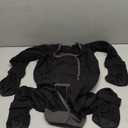 ROZKITCH Recovery Suit for Dogs After Surgery, Anti-Licking E-Collar & Cone Alternative with Adjustable Leg Drawstrings, Full-Body Bodysuit for Large Dogs, Anti Shedding & Wound Licking Black 2XL