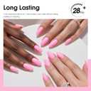 CANNI 6 Colors 9 ML Hema-Free Gel Nail Polish Set, PurPle Pink Glitter Gel Polish Set, Soak Off LED Nail Manicure Kit DIY at Home Salon Gifts,  2362-Sweet Romance