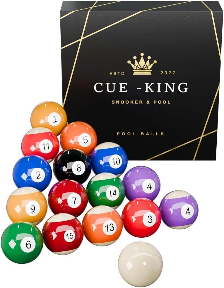 Pool Balls, Billiard Balls, Grade AA, 2-1/4 Regulation Size, Billiard Ball Set, Pool Table Balls, Pool Ball Set, Bolas De Billar, Premium Pool Balls
