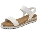 DREAM PAIRS Womens Espadrilles Ankle Stretch Elastic Strap Open Toe Wedges Flats Sandals Size 8