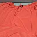 Star Vixen Women's Short Sleeve Peasant Top (Black/Royal/Coral)