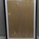 Mxtallup 17x24 Picture Frames Solid wood,Display Pictures 15x22 Inch With Mat or 17x24 Inch Without Mat, Poster Frames 15x22 in Photo Frames Wood Black (T22B1724W1522)