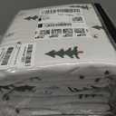 RUVANTI Flannel Sheets Twin Size - 100% Cotton Double Brushed Twin Sheets Set, Deep Pockets 16 Inches, All Seasons Breathable & Extra Soft Bed Sheets, Warm & Cozy, 3 Piece, Berry & Pine