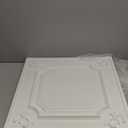 Art3d Drop Ceiling Tiles 24x24 in White (12-Pack, 48 Sq.ft), Wainscoting Panels Glue Up 2x2