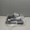 16"x12" Serving Trays with Handles, Black Decorative Serving Tray, Ottoman Trays for, Living Room, Bathroom, and Outdoors Decorative Trays (Black)