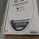 KOHLER K-26801-0 Impro ReadyLatch Quiet Close Elongated Toilet Seat, White Toilet Seat, Grip-Tight Bumpers, New Home Essentials, Slam Prevention