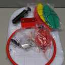 Mini Basketball Hoop Set for Kids Adults, Indoor Play Wall Mount Basketball Hoop for Door with 4 Small Replacement Toddler Basketballs, ABS Backboard Metal Rim Goal Sport Gifts for Pool Game Fun