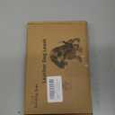 Guiding Star Double Handle Leather Dog Leash 6ft, Heavy Duty Braided Dog Leash with Traffic Handle for Small Medium & Large Dogs (Two Handles 6 Foot x 5/8", Brown)