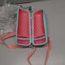 Case Compatible with Ultimate Ears Boom 4 3 Floating Speaker, Travel Carrying Storage Holder for JBL Flip 5 6 7 Bluetooth Speaker, USB Cable and Adapter (Box Only) -Raspberry