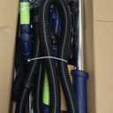 Drywall Sander, 2025 Upgraded 8-Amp Popcorn Ceiling Removal Tool with 7 Variable Speed 800-1800RPM, Drywall Sander with Vacuum Dust Collector with Extendable Handle, LED Light,12pcs Sanding Discs,Blue