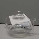 CnGlass 40.6oz/1200ml Glass Teapot with Removable Infuser,Stovetop Safe Tea Kettle,Blooming & Loose Leaf Tea Pot