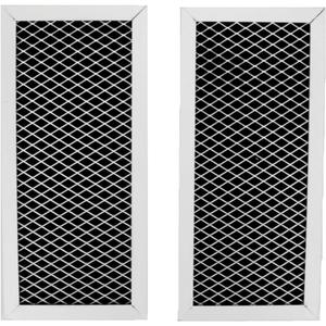 2 Pack DE63-30016G Microwave Charcoal Filter for Samsung GE Grill Microwave Oven, Replaces WB02X10956, JX81H, WB02X11544, DE63-30016A, DE63-30016G, DE63-00367H, 4864753, DE63-00367D