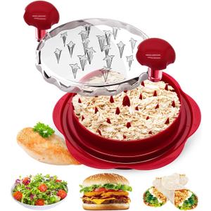 Vitoler Chicken Shredder,Visible Chicken Breast Shredder Tool Twist with Large Meat Shredder Machine