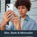 2 x FNTCASE for iPhone 13 Phone Case: Clear Phone Case Magnetic Military Grade Drop Protection Anti Yellowing Cell Phone Cover- Rugged Shockproof Protective Bumper (D-Blue Magnetic)