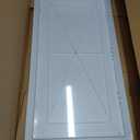 Suteck Plumbing Access Panel for Drywall Ceiling 14 x 29 Inch Reinforced Plastic Wall Access Doors Removable Hinged White