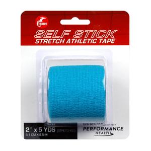 2 x Cramer Eco-Flex Self-Stick Stretch Tape, Teal, 2" x 5 yd, Cohesive Athletic Bandage Wrap, Athletic Trainer Flexible Sports Tape, Easy Tear Vet Wrap for Pets, Self Adhesive Bandage Roll, 5 Yards