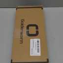 Goldenwarm 10 Pack 8 Inch Black Cabinet Handles Matte Black Drawer Pulls Stainless Steel Cabinets Hardware Square Bar Modern for Kitchen Bathroom Cupboard