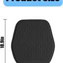 Zpana Gel Car Seat Cushion, Non-Slip & Comfortable Automotive Chair Protector Pad for Driving, Breathable Vehicle Interior Mat Cover Accessories, Universal for SUV Sedan Truck (Black)