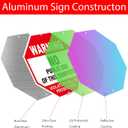 No Dumping Sign, No Public Use of Dumpster Sign, Violators Will Be Prosecuted, 2Pack-12"x12" Engineer Grade Rust Free Reflective Aluminum, Fade/Weather Resistant, UV Protected, Easy to Mount