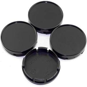 RTrhinotuning 4Pcs 54.5mm Wheel Center Caps for Rim Compatible with 2015-2024 Ford Mustang 2015-2024 Edge 2012-2018 Focus, OD: 2.15" (54.5 mm) ID: 2.01" (51 mm) Black Hub Covers