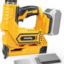 Cordless Brad Nailer 2-in-1 Compatible with Dewalt Battery, 5/8 to 1-1/4 Inch 18 Gauge Nail Gun with 2000 Nials for Wood Carpentry, Brushless, 2 Mode, Tool Only, 5.9LBS