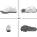 Barefoot Shoes Women Men Minimalist Shoe Wide Toe Box Zero Drop (White)
