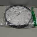 Indoor Outdoor Thermometer Large Numbers Wall Thermometer Hygrometer Waterproof Does not Require Battery 10 inch Wireless Hanging Hygrometer Garden Decoration (Black)