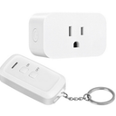 DEWENWILS Indoor Remote Control Outlet, Wireless Remote Light Switch, No Interference Remote Outlet Switch, No Wiring, 15A/1875W, 100ft RF Range, Compact Design, Programmable