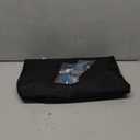 78 X 53 Inch Cubicle Curtain for Office, Blackout Privacy Curtains for Room Divider with Self Adhesive Hook Privacy Door Partition, Black