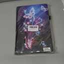 Universal 8 9 Inch Android Tablet Case, Nannxiebky Slim Folding Stand Folio Pattern Case Cover with Hand Strap for 8.0 9.0 Inch and All 8" - 9" Tablet, Mysterious Flower