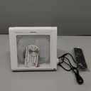 Greadio Portable CD Player,4000mAh Rechargeable CD Speaker with Bluetooth Vertical CD Player FM Radio/RGB Lights/Remote Control/Opt/USB/3.5mm Audio Jack/Handle for Home Music Lover (White)