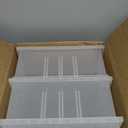 Akro-Mils 30235 AkroBins Plastic Storage Bins, Space-Saving Stackable Bins for Garage, Pantry, Craft Organization, 11" x 11" x 5", Clear, 6-Pack