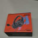 Gaming Headset for Xbox One, PS5, PS4, PC, Sega Game Gear and Other Devices with 3.5mm Audio Jack, Plug and Play, Gaming Headphones for Nintendo Switch with Clear Mic, Folding Design for Kids (Black) (White)