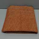 LEEVAN Washable Kitchen Rugs 2' x 4.3', Terra Cotton Woven Bathroom Rugs, Reversible Low Profile Entryway Rug, Farmhouse Front Door Mat, Boho Bedroom Carpet for Foyer Laundry/Back Door/Proch Decor