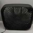 Amazon Basics 3-Speed Box Fan for Bedroom, Portable with Carry Handle, Powerful Airflow, 5 Blades, Lightweight Design, 67 Watts, 20-Inch, Black, 6.8"D x 20.86"W x 21.33"H