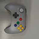8BitDo 64 Bluetooth Controller for Analogue 3D, Switch, Switch 2, Windows, and Android (Grey)