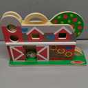 Melissa & Doug GO Tots Wooden Barnyard Tumble with 4 Disks - FSC Certified