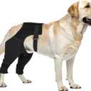 Dog Leg Sleeve Rear Leg for Stop Licking, Recovery Dog Pants for Wound ACL TPLO After Surgery, Cone Alternative Protective, M