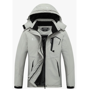 MOERDENG Women's Waterproof Ski Jacket Warm Winter Snow Coat Mountain Windbreaker Hooded Raincoat Jacket, Large