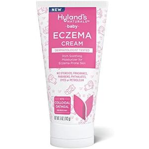 Hyland's Baby Eczema Cream, Rich Soothing Moisturizer for Eczema Prone Skin, With Colloidal Oatmeal, 5 ounce