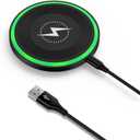 Pixel 9 Pro Wireless Charger, Fast Wireless Charging Pad for Google Pixel 9a/9 Pro/9Pro XL/9Pro Fold/8/8Pro/7/7Pro/6/6 Pro/5, Wireless Charger Android for Samsung S25 Ultra/Z Flip6/ Fold 6, iPhone 16 (Black)