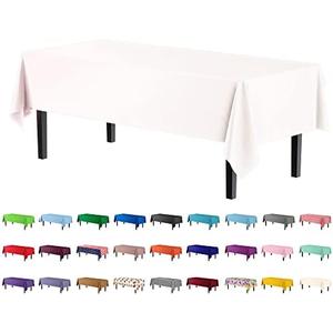 2 *Premium* White table cover 54 x 108