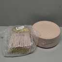 LIYH 96 Pcs Pink and Gold Disposable Plastic Dessert Plates and Forks Set - 7.5" Plastic Appetizer Plates & 9" Gold Cake Forks for Tea Parties, Birthdays, Baby Shower 48 Guests