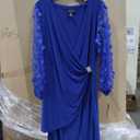 R&M Richards Womens Embroidered Glam Cocktail DressDress
 Size 10