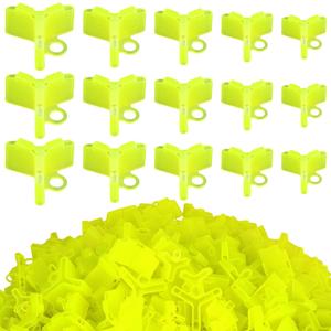 Leitee 300 Pcs Treble Hook Covers Assorted Sizes Fishing Hook Protector Bonnets Guard Safety Cap Protector, 5 Sizes (Dark Green)