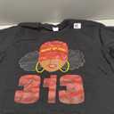 Detroit 313 Area Code What Up Doe Black Woman TShirt, XXL